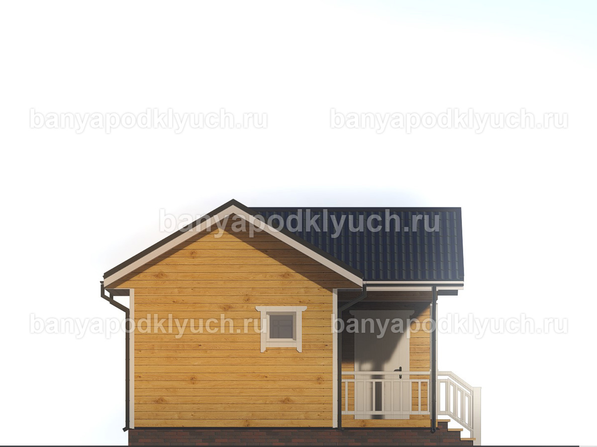 Баня из бруса 6x6 м Баня из бруса 6x6 м